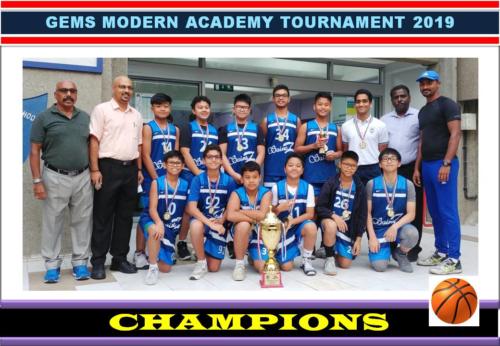 GEMS Modern Academy Tournament 2019