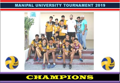Manipal University Tournament 2019